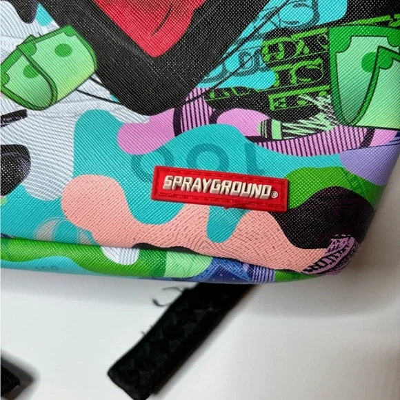 Sprayground Unisex Diablo Flexing On You DLXSV Backpack 910B7338NSZ Multicolor - Picture 4 of 16